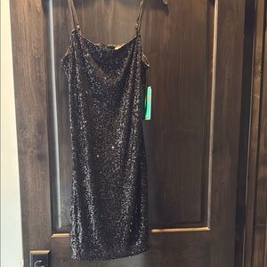 Beautiful Black Sequin Embellished  Slip Dress by GB NEW💕💕